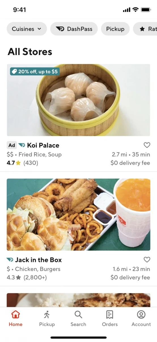 DoorDash - Food Delivery screenshot image 2