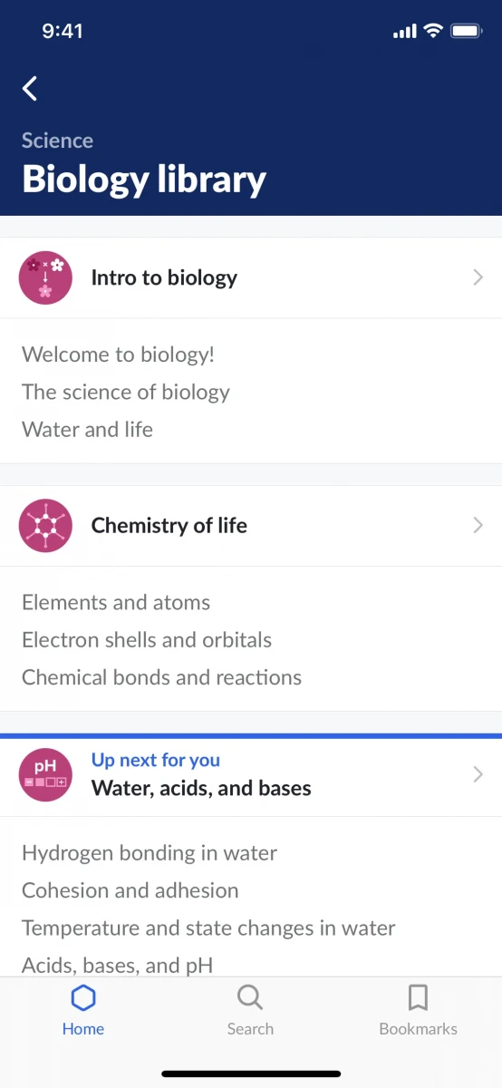 Khan Academy screenshot image 3