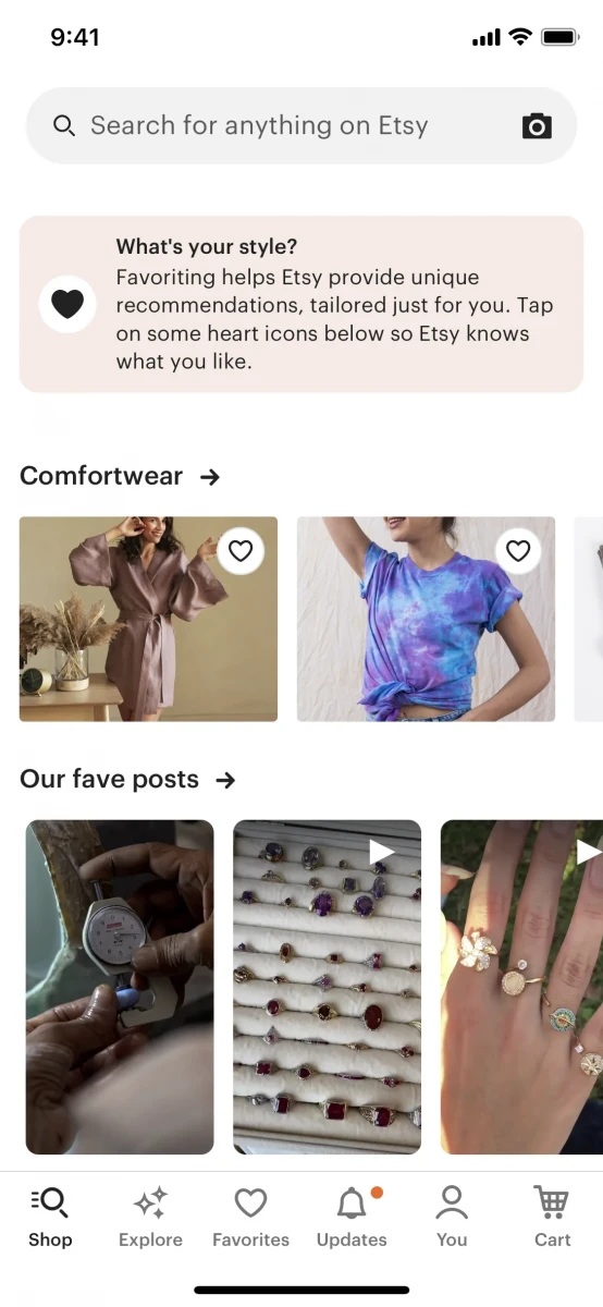 Etsy: Custom & Creative Goods screenshot image 2