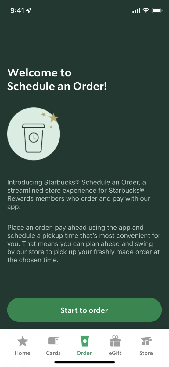 Starbucks screenshot image 2