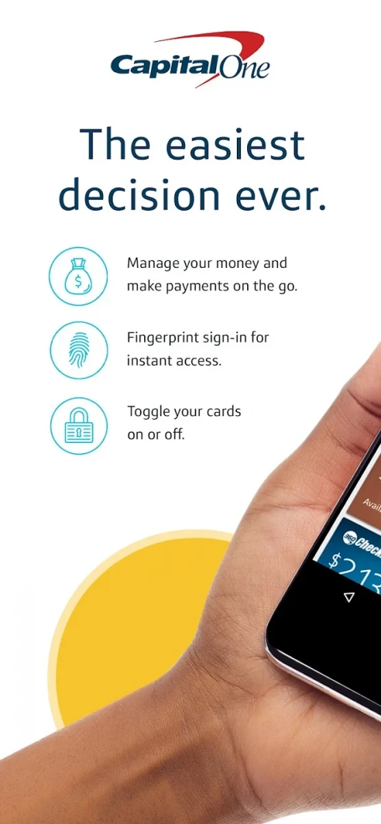 Capital One Mobile screenshot image 1