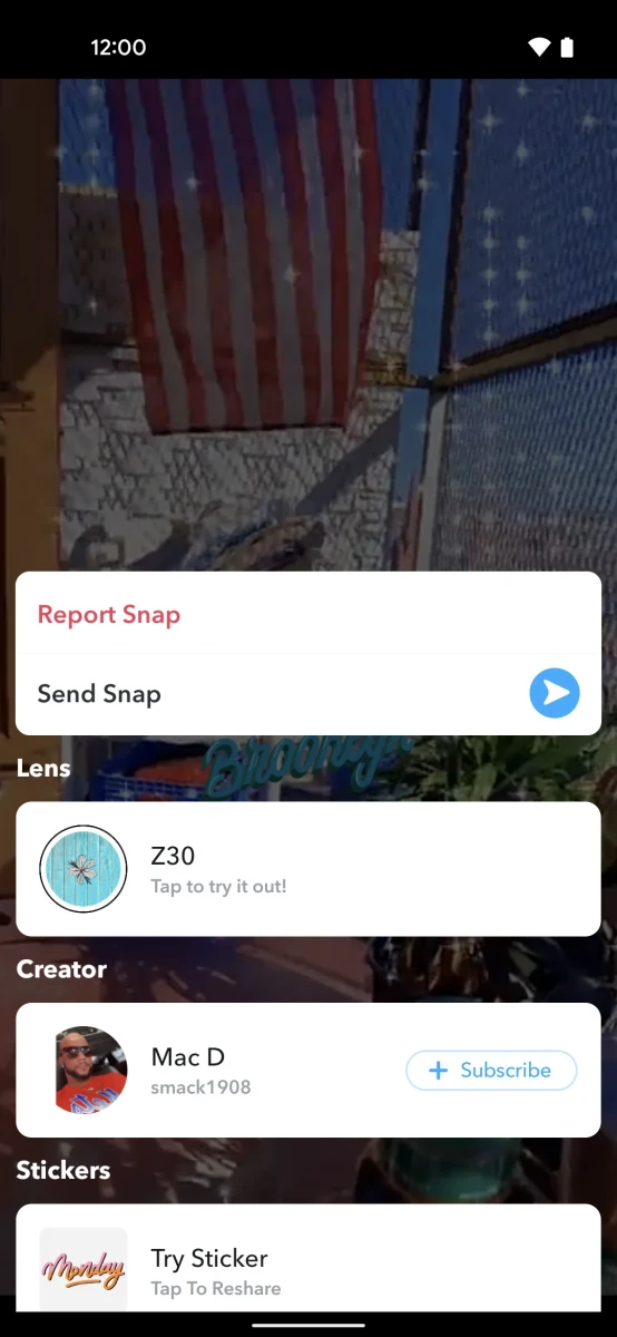 Snapchat screenshot image 4