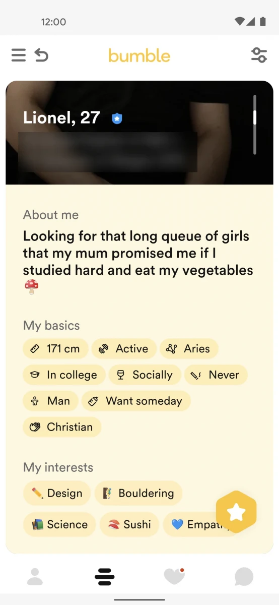 Bumble: Dating & Friends app screenshot image 5