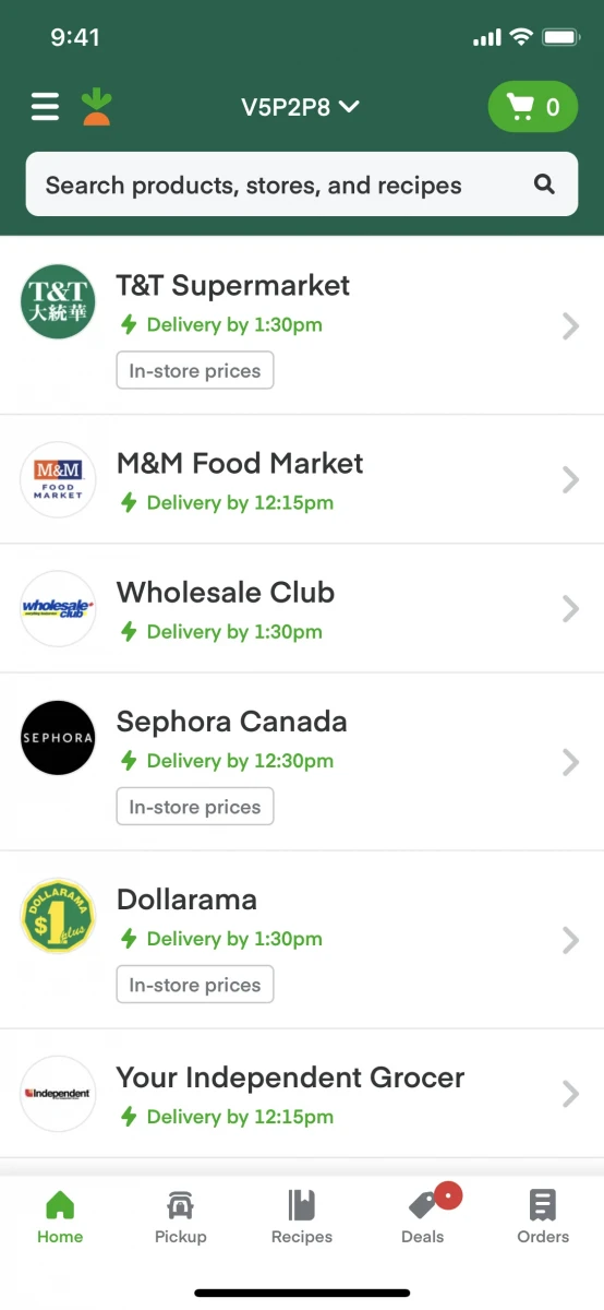 Instacart: Food delivery today screenshot image 7