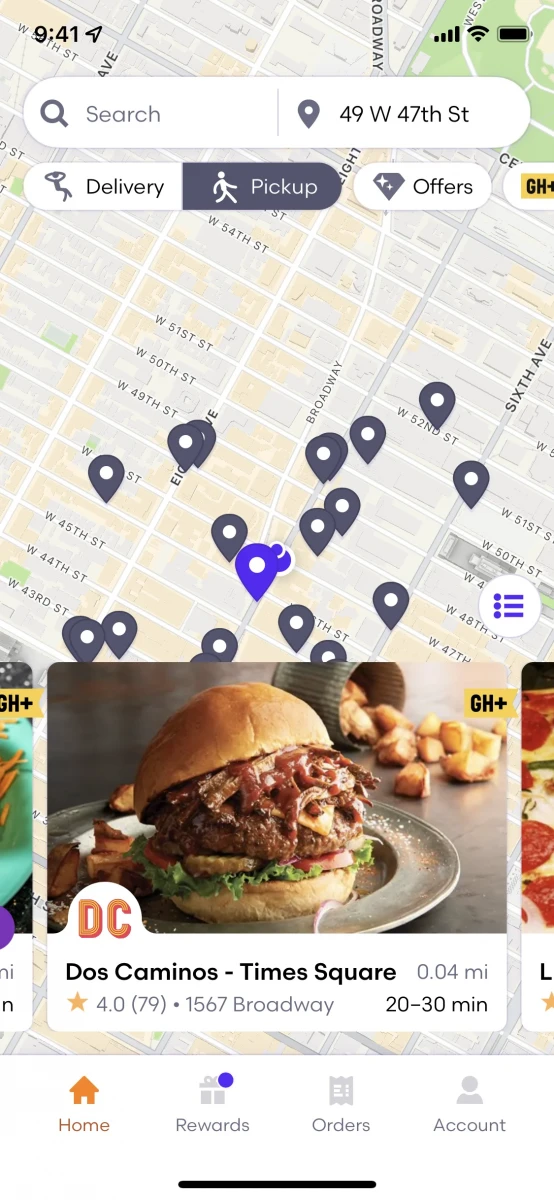 Grubhub: Food Delivery screenshot image 2