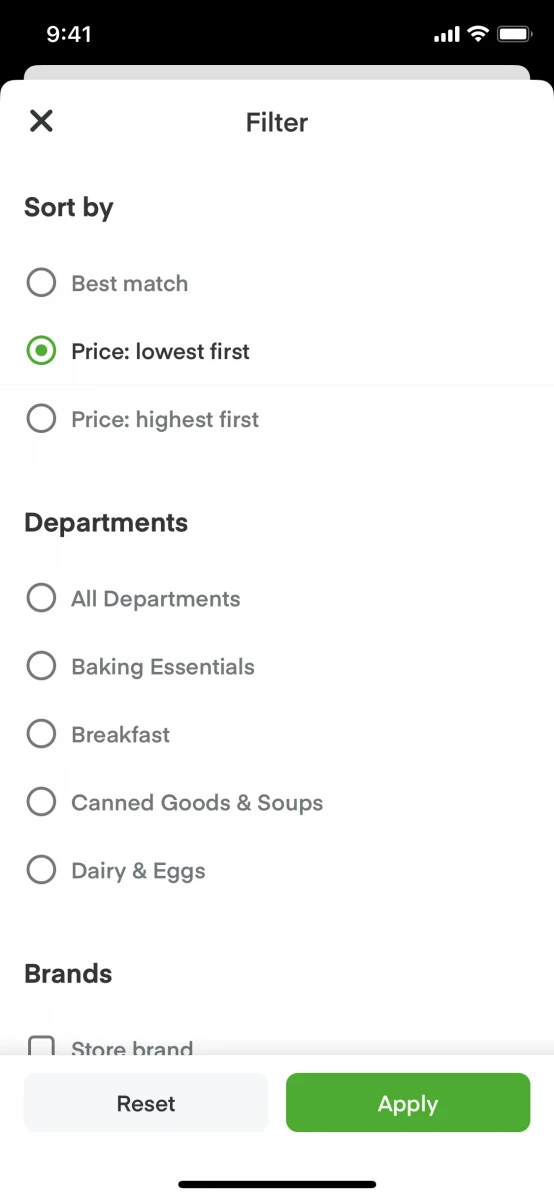 Instacart: Food delivery today screenshot image 5