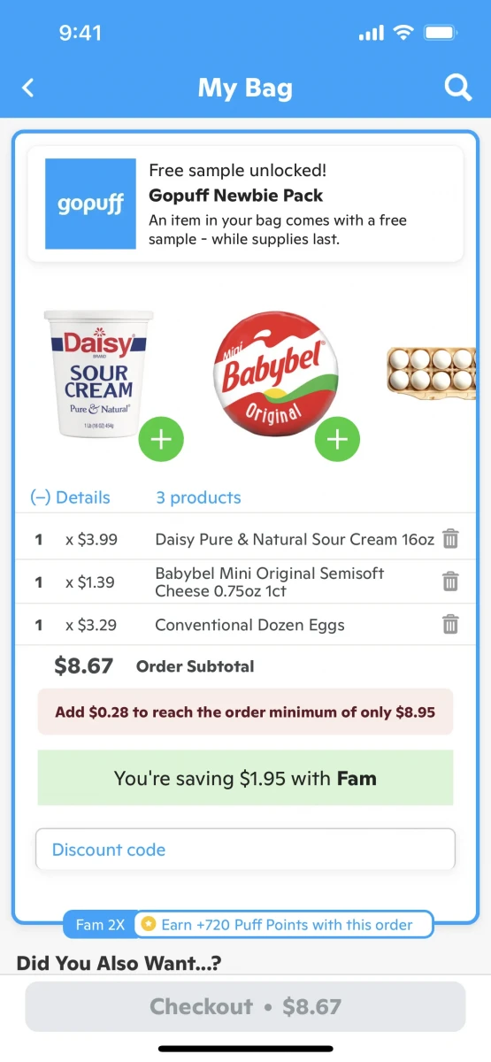 Gopuff—Alcohol & Food Delivery screenshot image 6