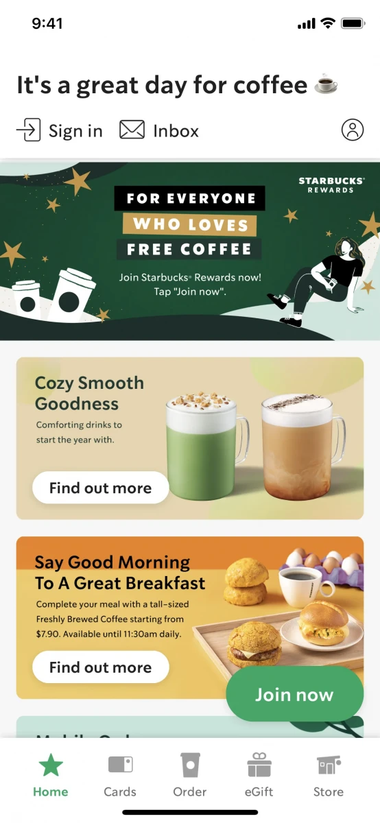 Starbucks screenshot image 5