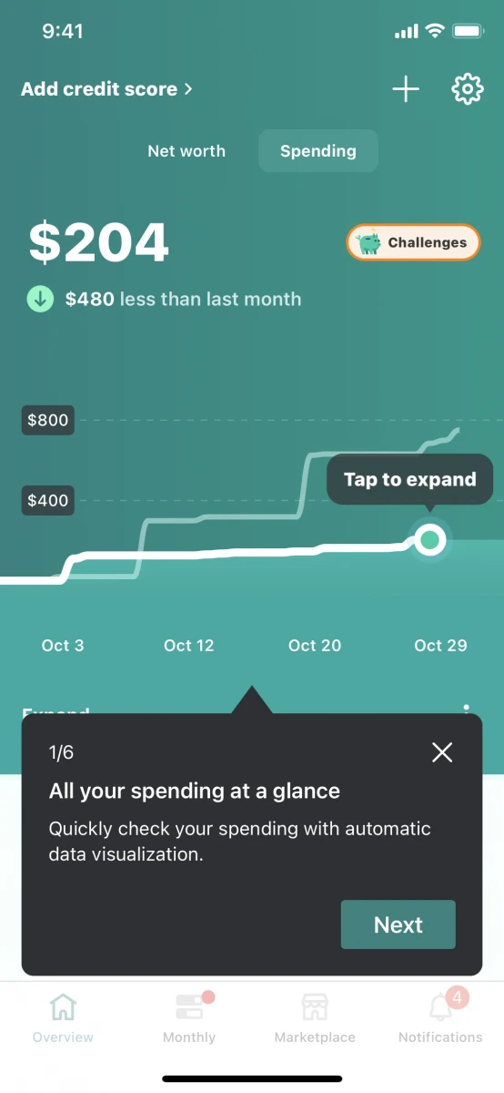 Mint: Budget & Track Bills screenshot image 5