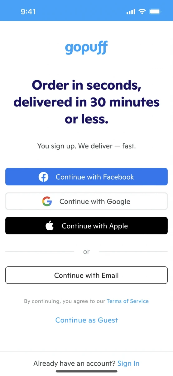 Gopuff—Alcohol & Food Delivery screenshot image 2