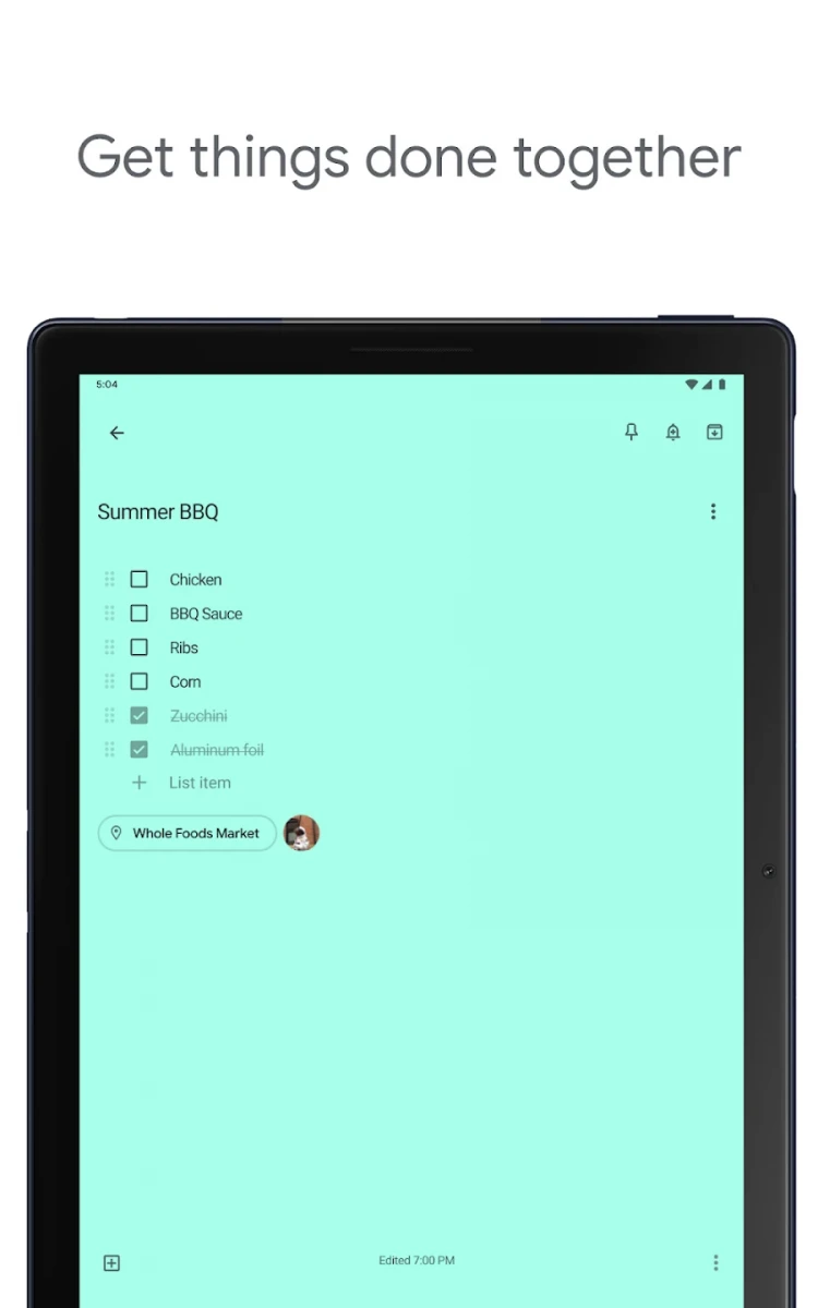 Google Keep - Notes and Lists screenshot image 9