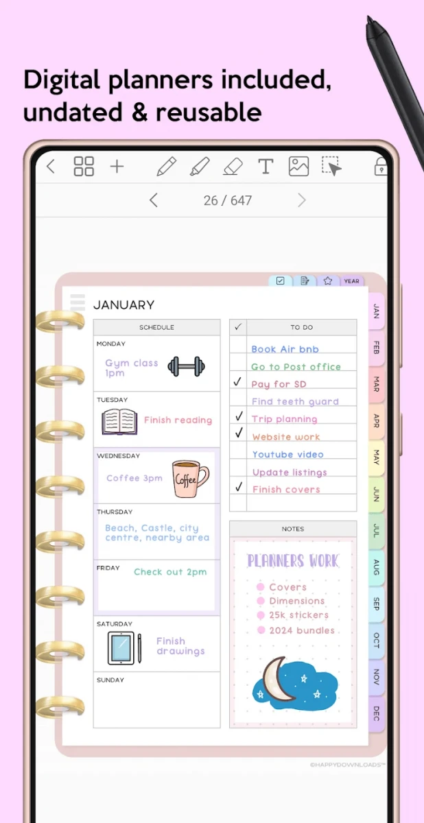 Penly: Digital Planner & Notes screenshot image 2