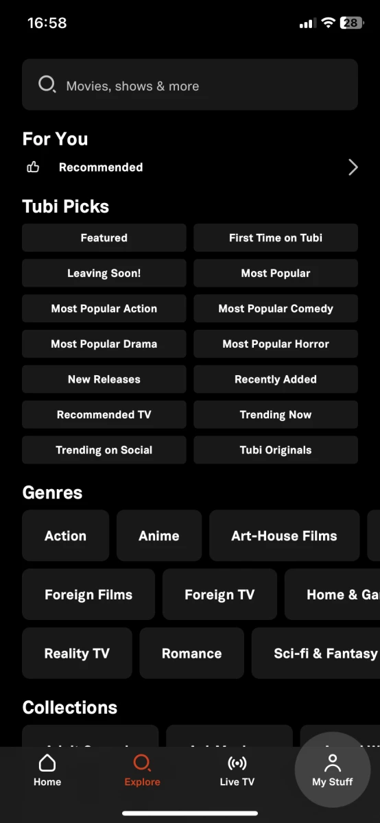 Tubi - Movies & TV Shows screenshot image 3