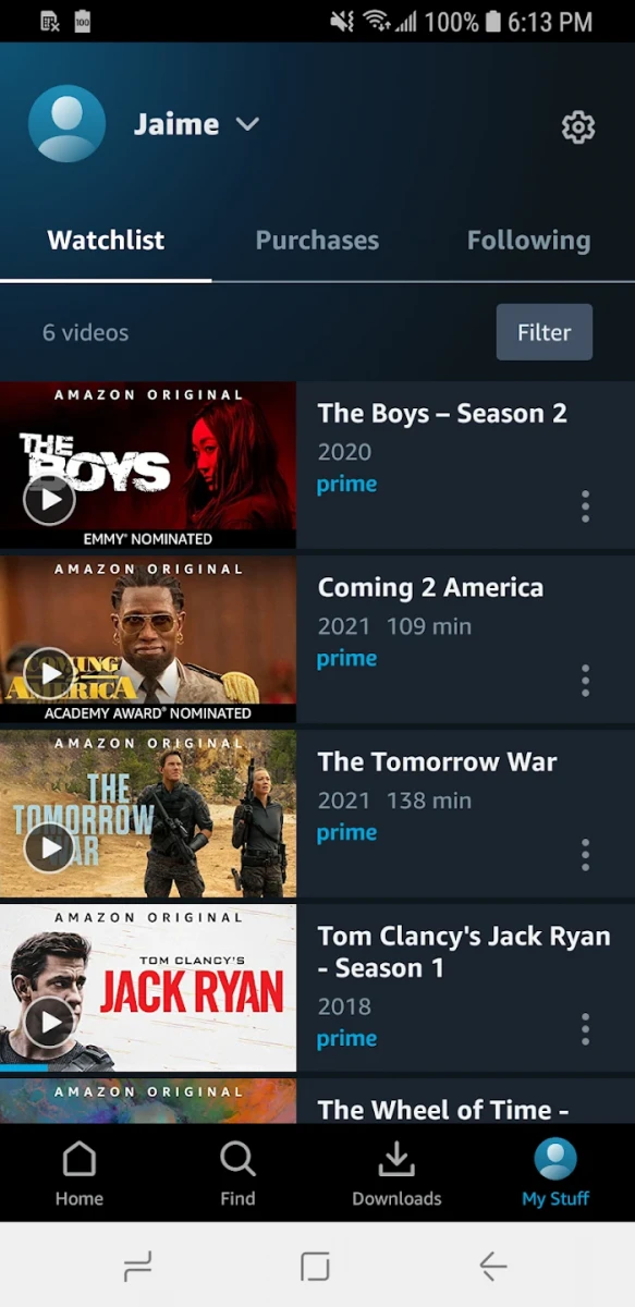 Amazon Prime Video screenshot image 4