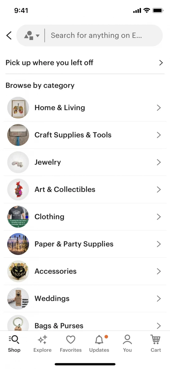 Etsy: Custom & Creative Goods screenshot image 3