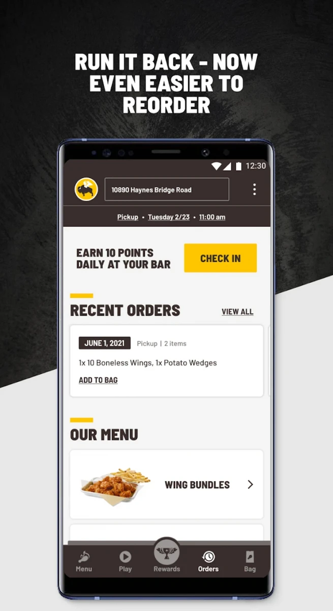 Buffalo Wild Wings Ordering screenshot image 5