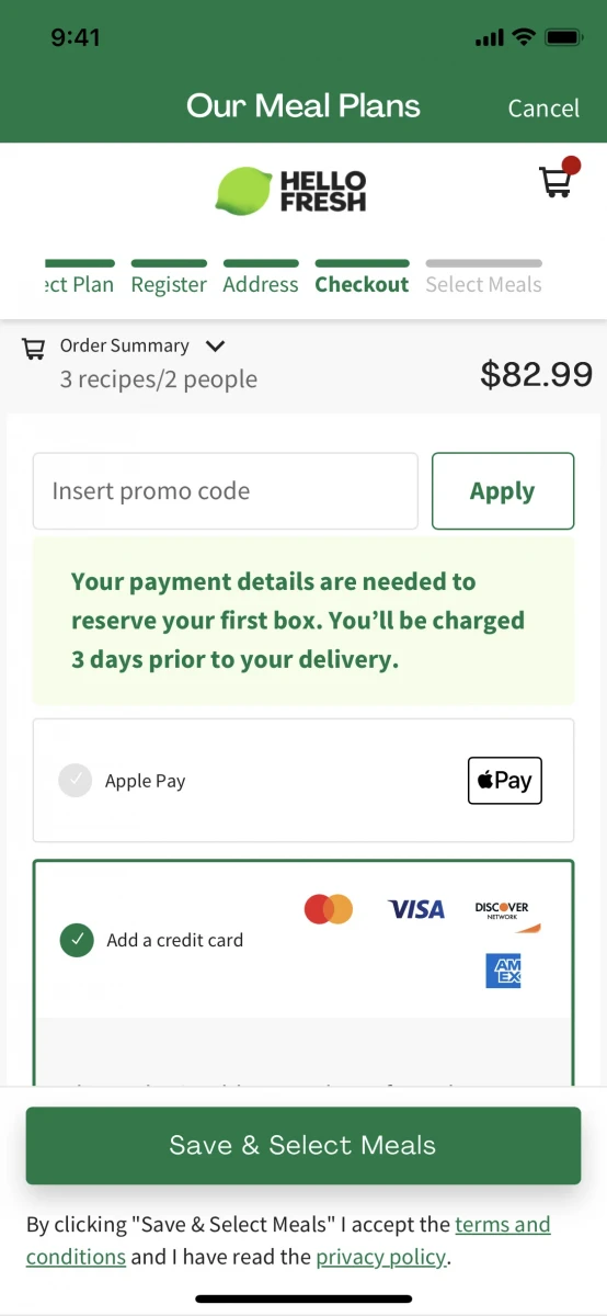 HelloFresh: Meal Kit Delivery screenshot image 8