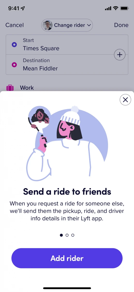 Lyft screenshot image 4