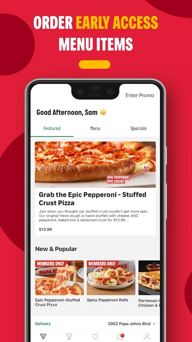 Papa Johns Pizza & Delivery screenshot image 5