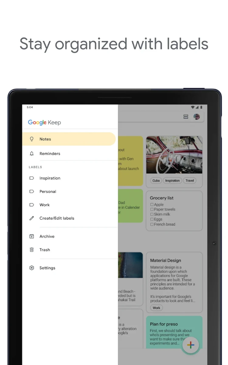 Google Keep - Notes and Lists screenshot image 12