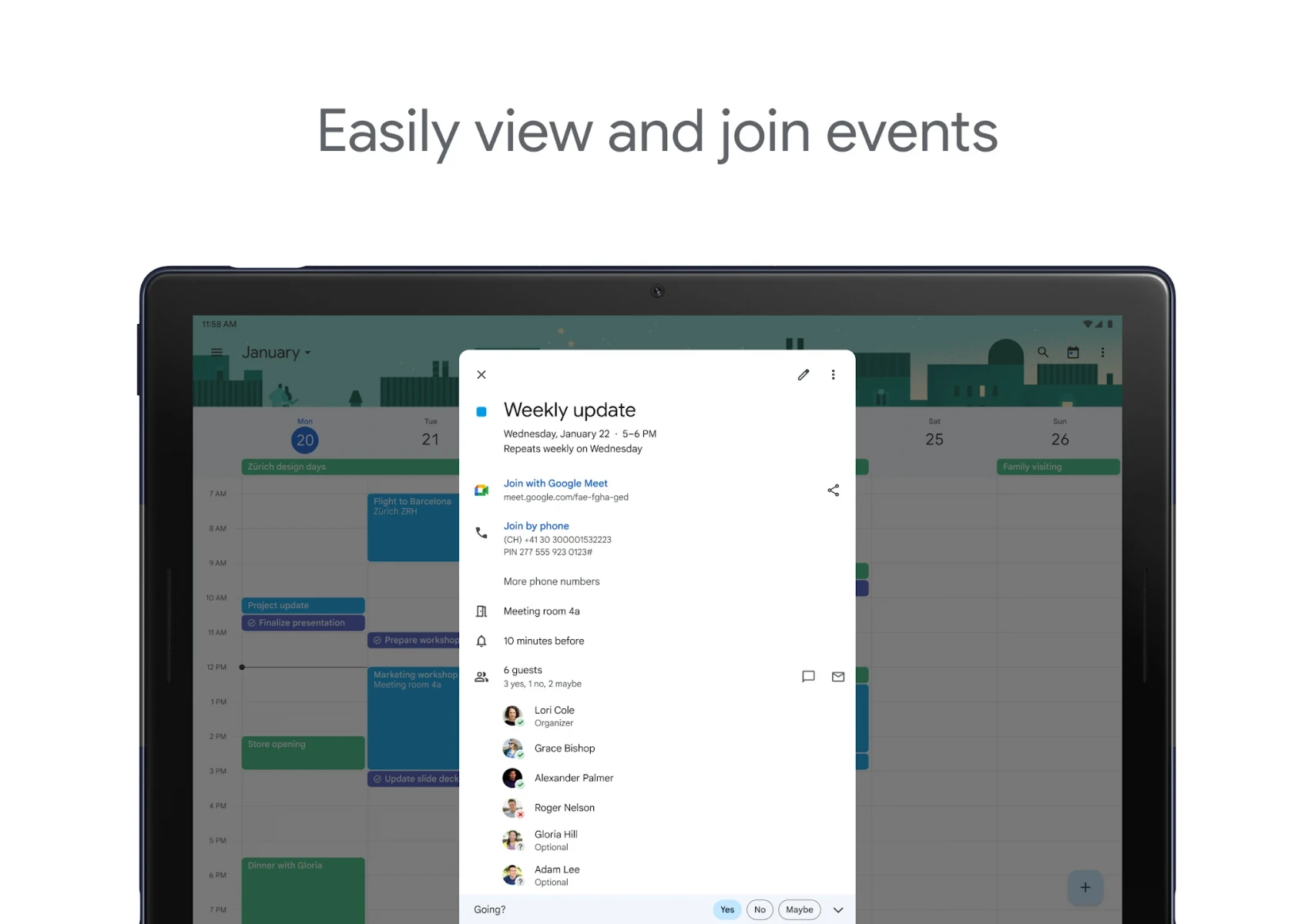 Google Calendar screenshot image 9