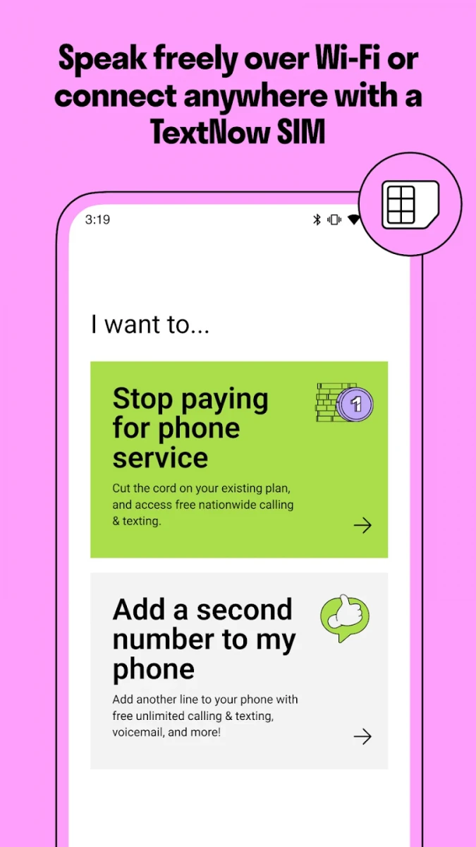 TextNow: Call + Text Unlimited screenshot image 3