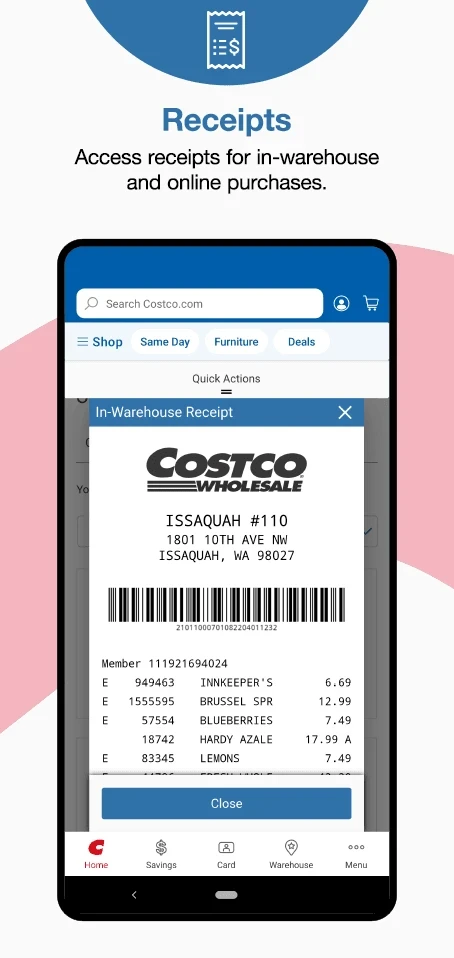 Costco Wholesale screenshot image 3