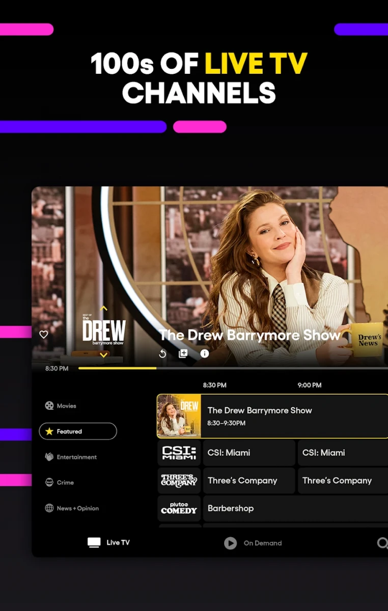 Pluto TV - Live TV and Movies screenshot image 9