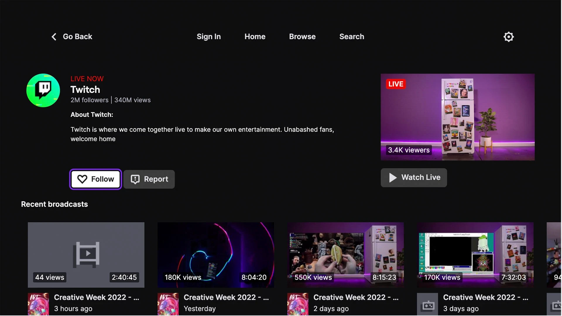 Twitch: Live Game Streaming screenshot image 11