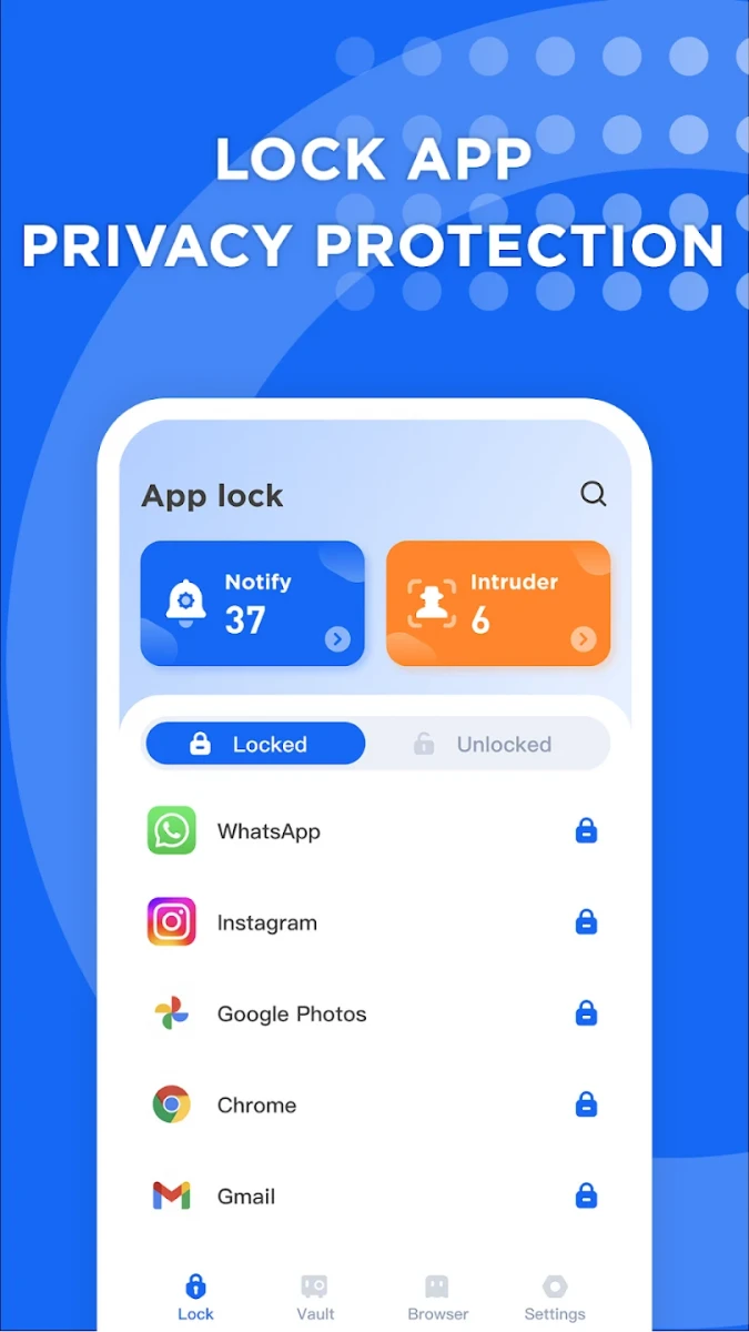 App Lock - Lock & Unlock Apps screenshot image 1